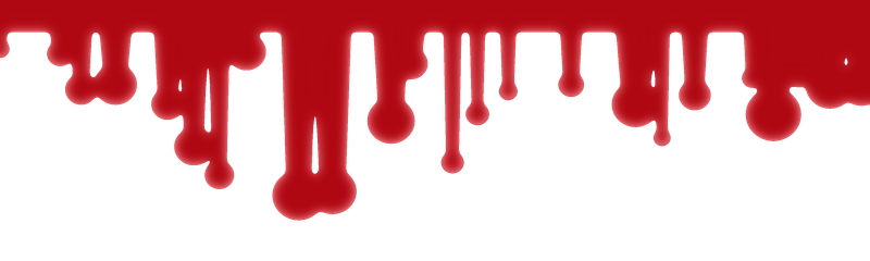 Blood drip border PNG from the horror font bundle bonus graphics